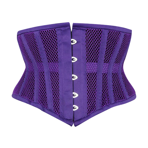  Purple Mesh Corset