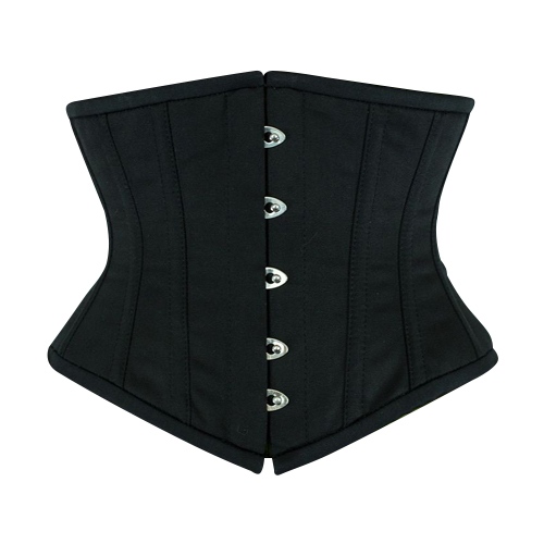 Black Cotton UB Corset