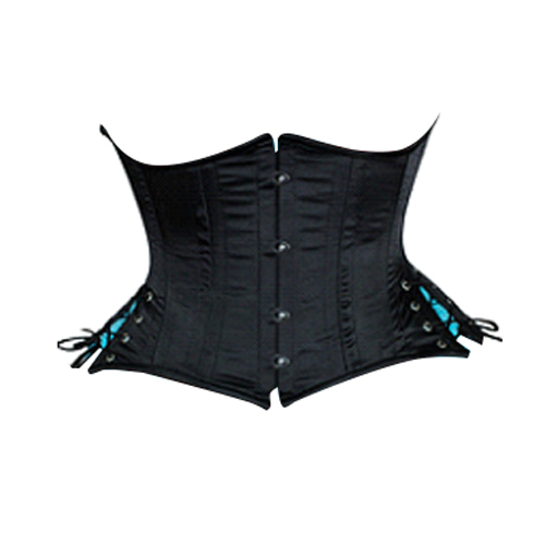 lack Satin Short HT UB Corset