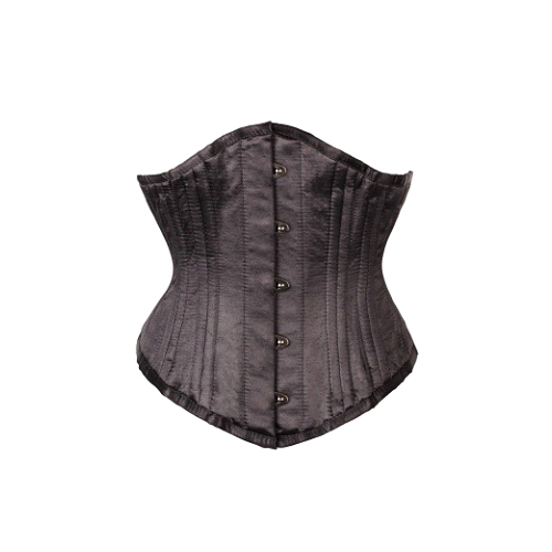 Black Satin Corset