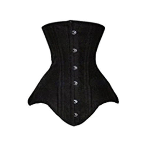 Camellias Double Steel Boned Long Line Edwardian UB  Waist Training Corset