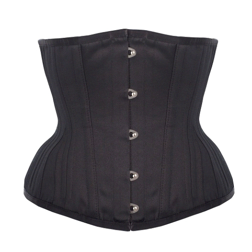 Black Cotton Waist Trainer Corset