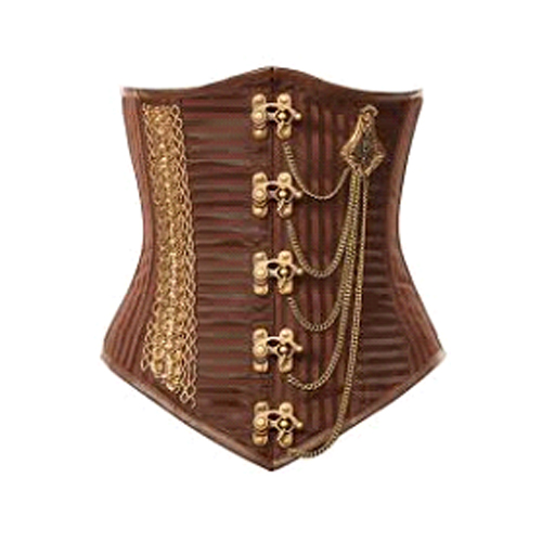 Brown Steampunk Corset