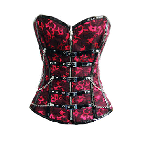 Red Steampunk Corset