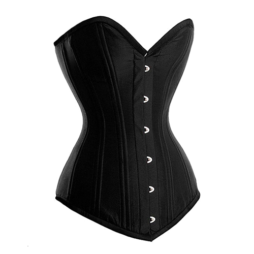 Black Cotton Corset