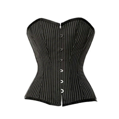 Black Pinstripe Corset