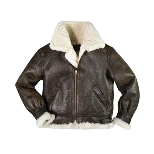 LEATHER BOMBER JACKET