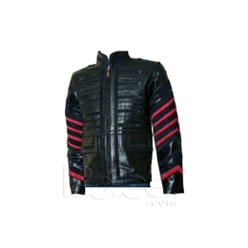 Military Men Biker Leather Jacket