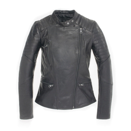 BLACK LEATHER JACKET