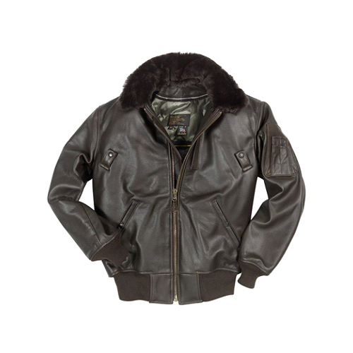 LEATHER FLIGHT  JACKET