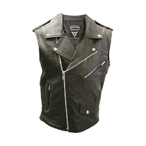 LEATHER VEST