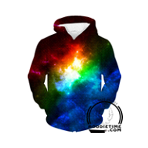 COLORFUL SPACE GALAXY HOODIE