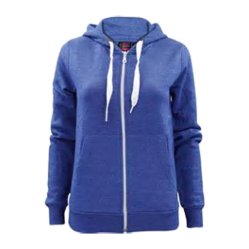 women royal blue fleece hoodie